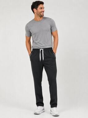 ACEGOLFS Men's XL Black Performance Golf Jogger Pants UPF 50+‎ Stretch NWT